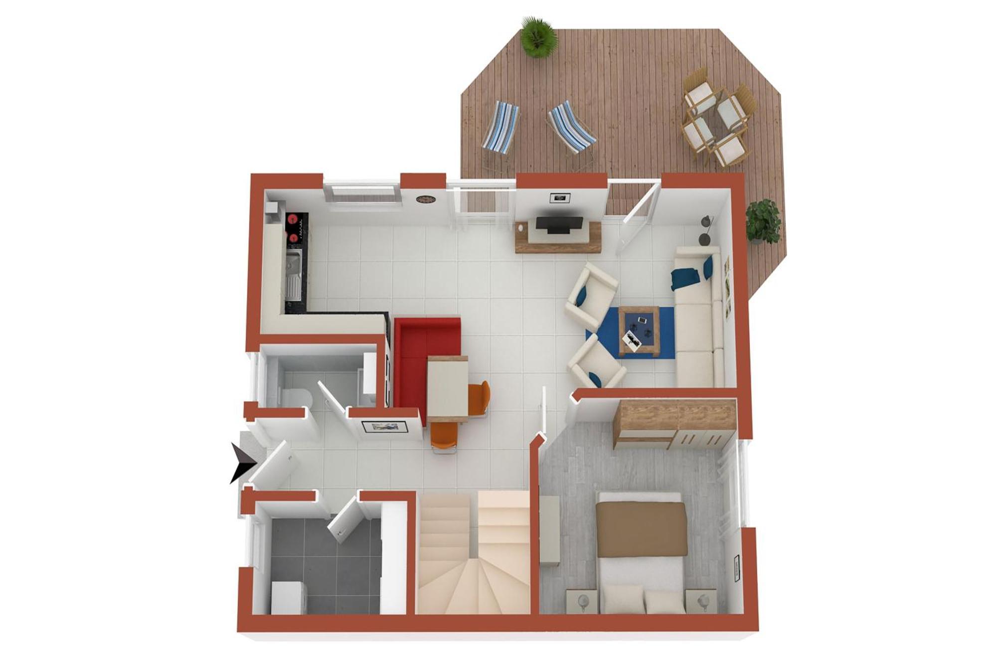 Ferienhaus Schwanensee Fuenfseen 外观 照片